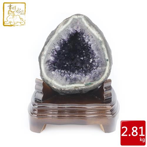 吉祥水晶 烏拉圭紫水晶洞 2.81kg