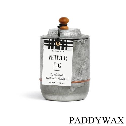 美國 PADDYWAX Homestead系列 香根草無花果 復古工業風錫罐 340g 香氛蠟燭