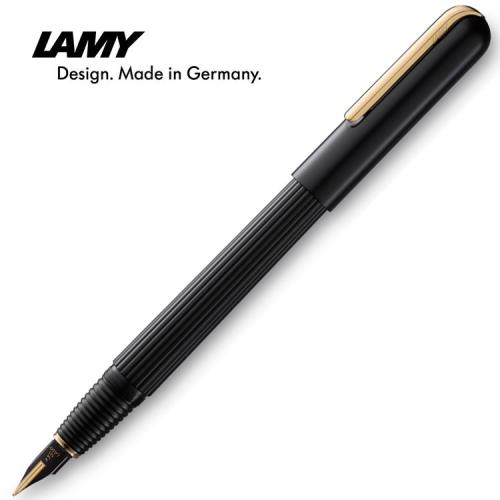LAMY IMPORIUM 典藏皇家系列 14K金 黑桿金夾 F尖 鋼筆