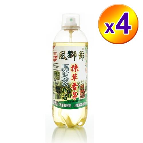 【風獅爺】抹草香茅精油噴霧450ML-4瓶