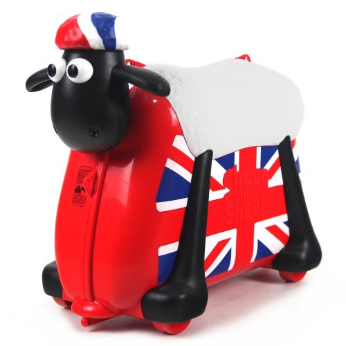 英國笑笑羊 兒童騎乘登機箱-行李箱