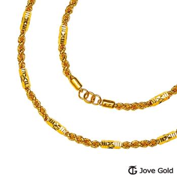 Jove Gold漾金飾文武鍊黃金男項鍊 約10 錢 約2尺 60cm 項鍊 U Mall 森森購物