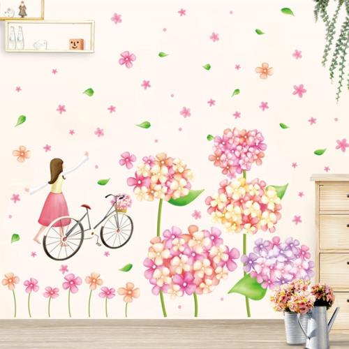 【半島良品】DIY無痕創意牆貼/壁貼-繽紛花卉 XL8215大
