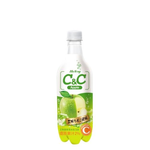 【黑松】  C&C氣泡飲-王林蘋果風味500ml(24入)