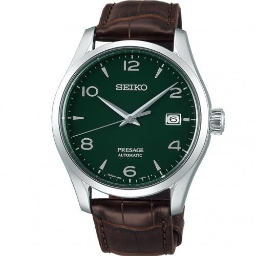 SEIKO Presage 綠色琺瑯錶盤限量版機械錶(SPB111J1)40mm  6R35-00C0G