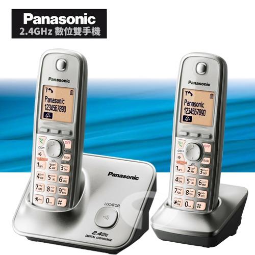 Panasonic 松下國際牌2.4GHz數位無線電話 KX-TG3712 (星鑽銀)