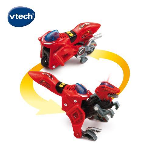 【Vtech】聲光變形恐龍車-迅猛龍-阿庫納