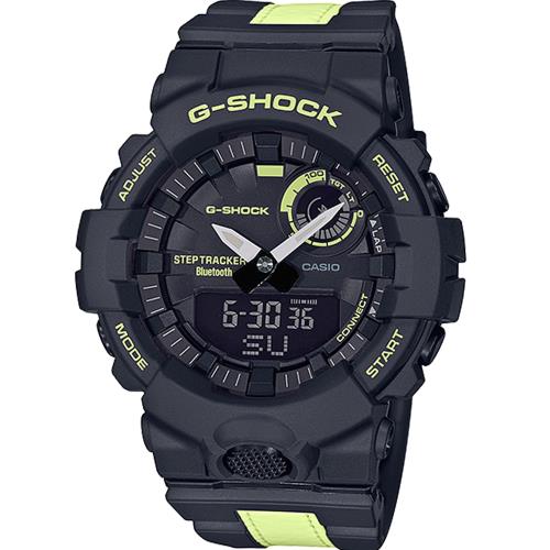 CASIO G-SHOCK 計步多功能藍牙錶(GBA-800LU-1A1)