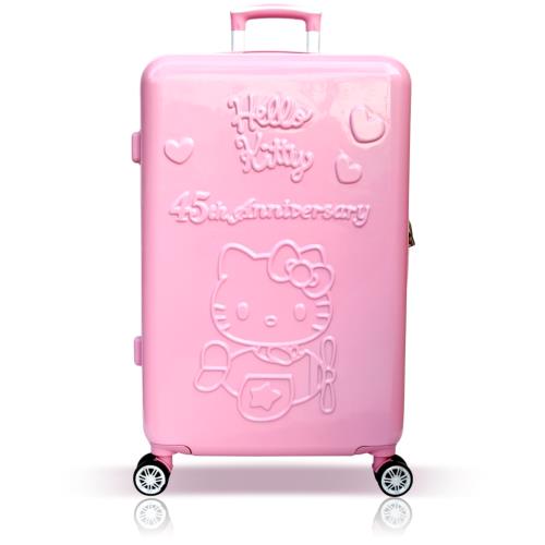 YC Eason 45週年Hello Kitty26吋行李箱 粉紅色