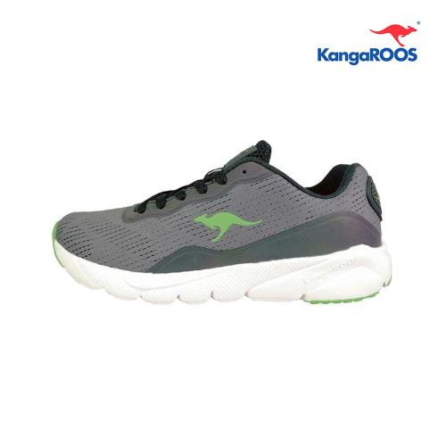 KangaROOS RUN SWIFT 科技未來感男慢跑鞋 灰綠 KM91088