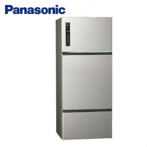 Panasonic國際牌481公升一級能效變頻三門冰箱(星耀金)NR-C489TV-S1 (庫)