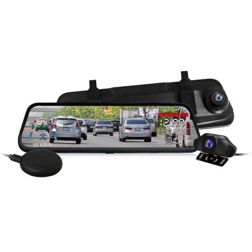 CARSCAM行車王 GS9400 GPS測速全螢幕觸控雙1080P後視鏡行車記錄器(贈32G)