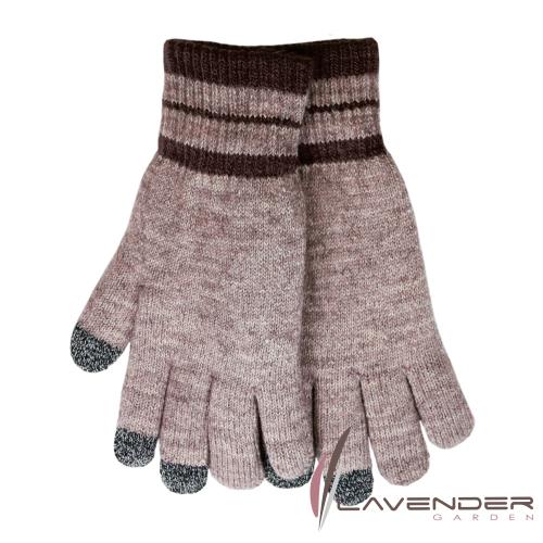Lavender-i-Touch觸控雙層手套-素面-卡其