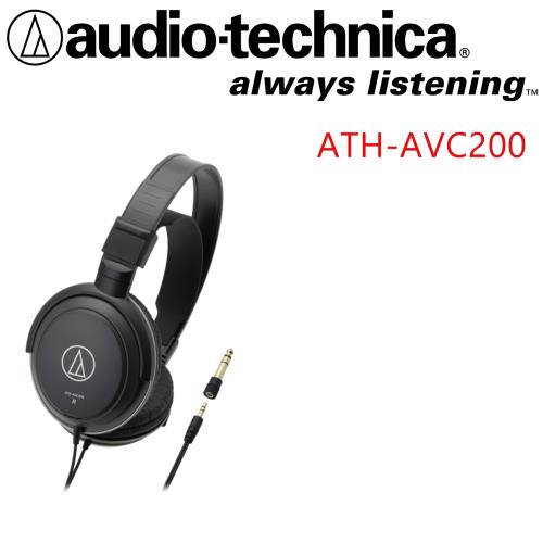 日本鐵三角 Audio-Technica ATH-AVC200 密閉式耳罩式耳機 ATH-T200 後續機種