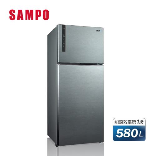 SAMPO 聲寶 580公升 一級能效 變頻雙門冰箱 SR-B58D(K3)