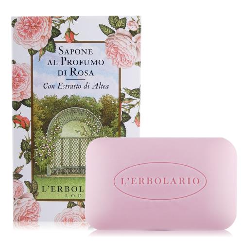 LERBOLARIO 蕾莉歐 玫瑰植物香氛皂(100g)