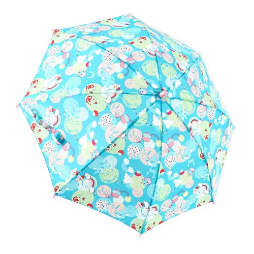 RAINSTORY雨傘-蘑菇小鹿(藍)抗UV兒童手開直骨傘