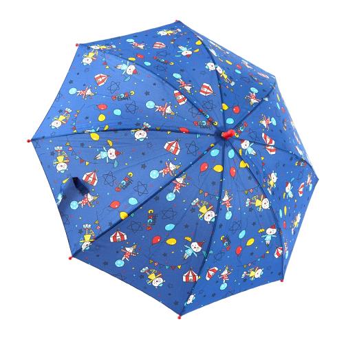 RAINSTORY雨傘-馬戲團(藍)抗UV兒童手開直骨傘