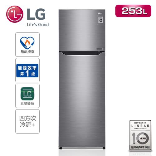 再抽IRIS除蟎吸塵器【登記送西堤餐券2張】LG樂金Smart 一級能效 253L直驅變頻上下門冰箱(精緻銀)GN-L307SV(送基本安裝+舊機回收)