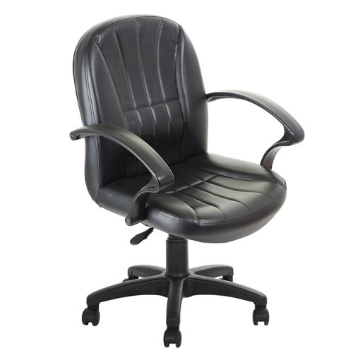 GXG 短背皮面 電腦椅 TW-1011 E