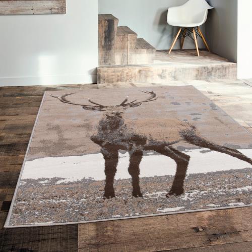 【Ambience】比利時Shiraz 現代地毯--鹿(120x170cm)