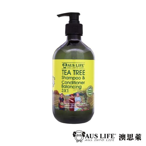 【Aus Life 澳思萊】茶樹平衡淨化調理洗髮精 500ml (精油 洗髮乳)