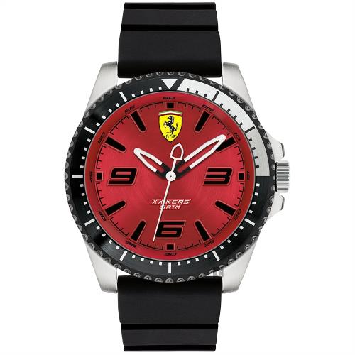 Scuderia Ferrari 法拉利 XXKERS 競速手錶-紅x黑/45mm 0830463