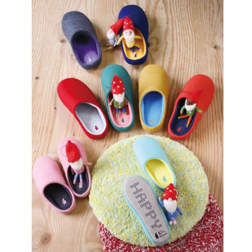 《Traveler Station》日本 SPICE 羊毛氈風 室內拖鞋 S尺寸 兒童鞋 3色可選 室內拖鞋
