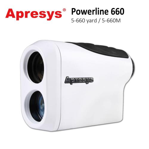 美國 Apresys 艾普瑞 Powerline 660 5-660碼 6x25mm 雷射測距望遠鏡 (公司貨)