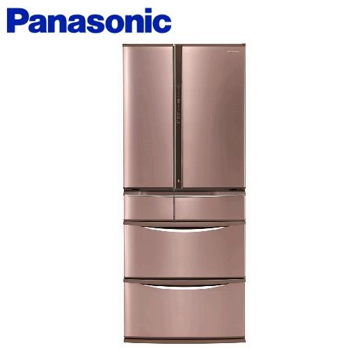 新品出清★Panasonic國際牌 601公升 日本製一級能效變頻六門電冰箱(玫瑰金)NR-F604VT-R1-庫