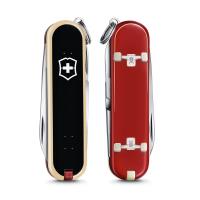 VICTORINOX 瑞士維氏限量迷你7用印花瑞士刀-滑板運動 06223.L2003