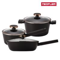 NEOFLAM Noblesse大貴鏃鑄造三鍋組(IH適用)