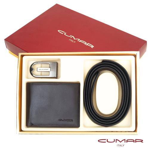 【CUMAR】二件式皮件禮盒-皮夾+皮帶-13