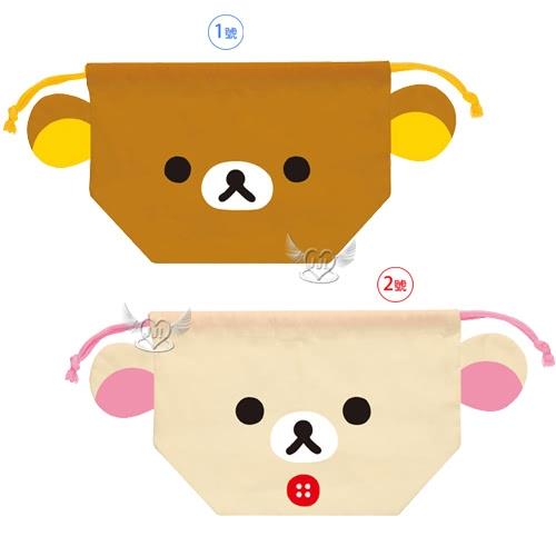 日本製拉拉熊懶懶熊懶妹束口便當袋束口袋收納袋 2選1(13616966)【卡通小物】