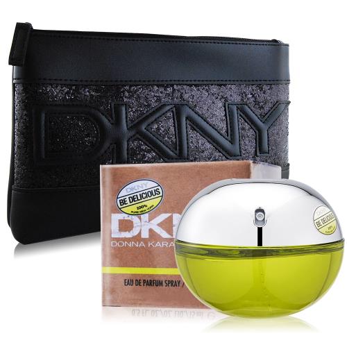 DKNY 青蘋果淡香精 (100ml)+經典化妝包-香水公司貨