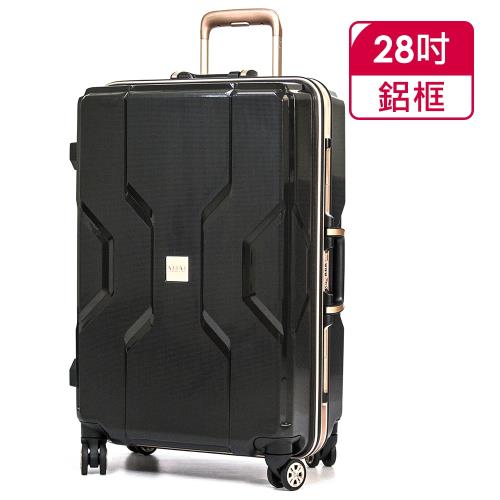 MOMJAPAN  28吋新型PP材質鋁框行李箱RU-M3002-28