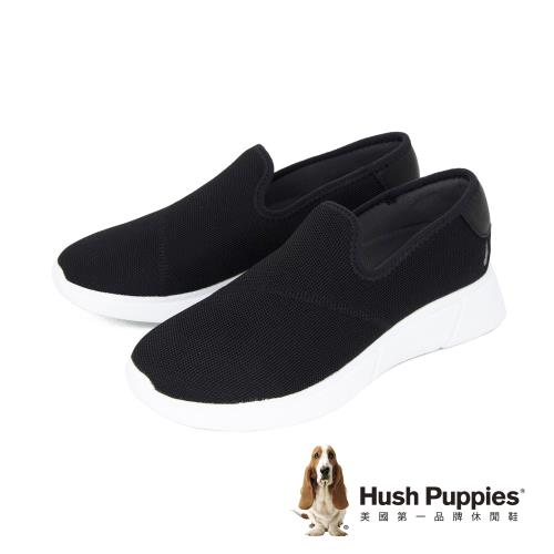 Hush Puppies (女)網布內增高自尊鞋休閒鞋 女鞋-黑(另有灰.粉)