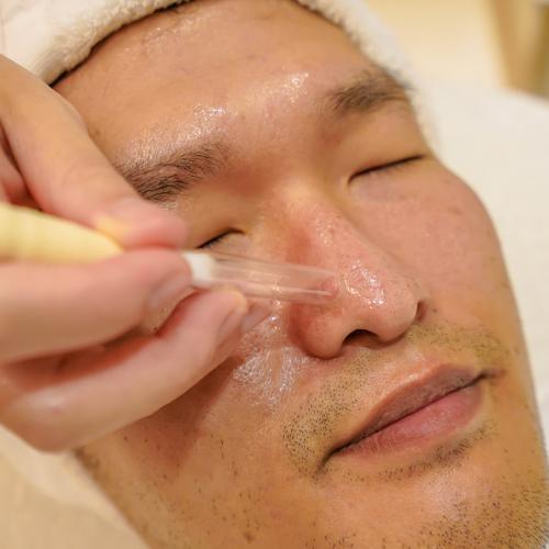 【her spa】男士專屬-100%日式毛孔潔淨專門保養電衝營養導入熱石臉部按摩體驗券
