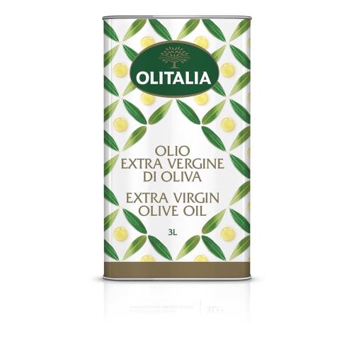 Olitalia奧利塔Extra Virgin特級冷壓初榨橄欖油3L(鐵桶裝)*1桶
