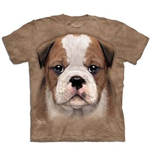 摩達客 自然純棉系列  小鬥牛犬 T恤