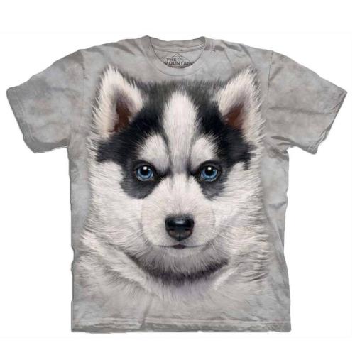 摩達客 自然純棉系列  小哈士奇犬 T恤