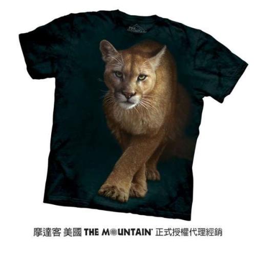 【摩達客】(大尺碼3XL)美國進口The Mountain  狩獵獅 純棉環保短袖T恤
