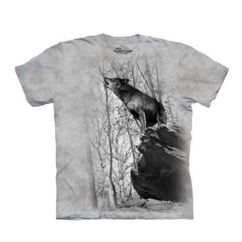【摩達客】(大尺碼5XL)美國進口The Mountain 咆哮狼 純棉環保短袖T恤
