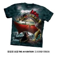 【摩達客】美國進口The Mountain 展翅蛇皮龍 純棉環保短袖T恤