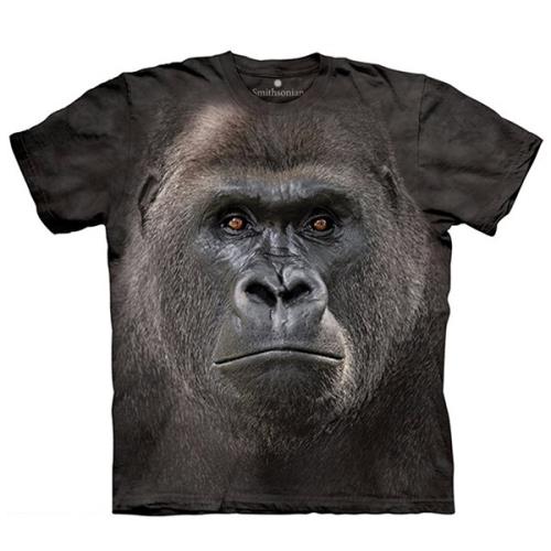 【摩達客】美國進口The Mountain Smithsonian系列 大猩猩特寫 純棉環保短袖T恤