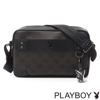 【PLAYBOY】 雙主拉斜背包 Checkerboard Rabbit 紳士棋盤兔系列