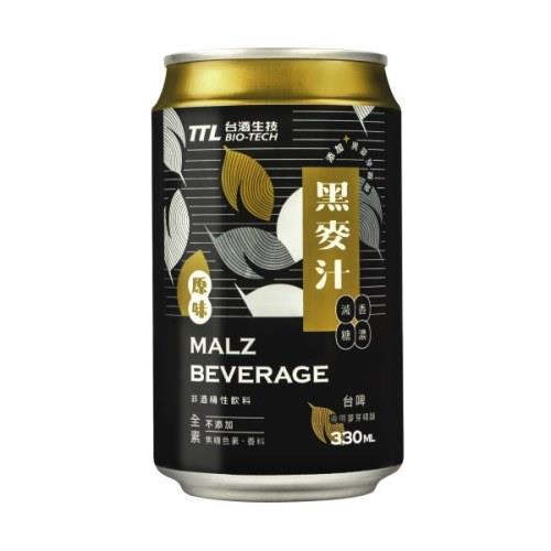 【台酒TTL】 原味黑麥汁(330ml/罐;6入/組)