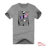 Minidesign-高反差西裝影像潮流設計短T 五色