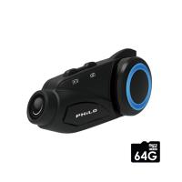 【Philo 飛樂】M3獵鯊 1080P藍芽對講WiFi行車記錄器(限量送 32G記憶卡+指針式胎壓錶)