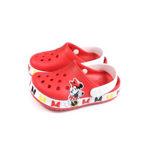 Crocs x Disney 米妮 涼鞋 前包後空 防水 紅色 小童 童鞋 206308-8C1 no029
